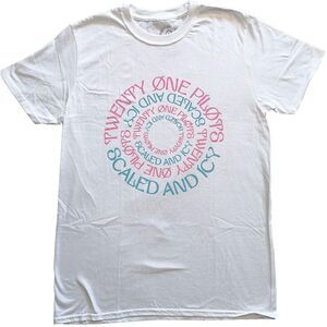 twenty one pilots Unisex Adult Cotton T-Shirt / White